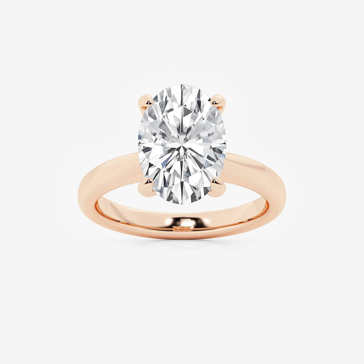 Oval Cut Solitaire Engagement Ring