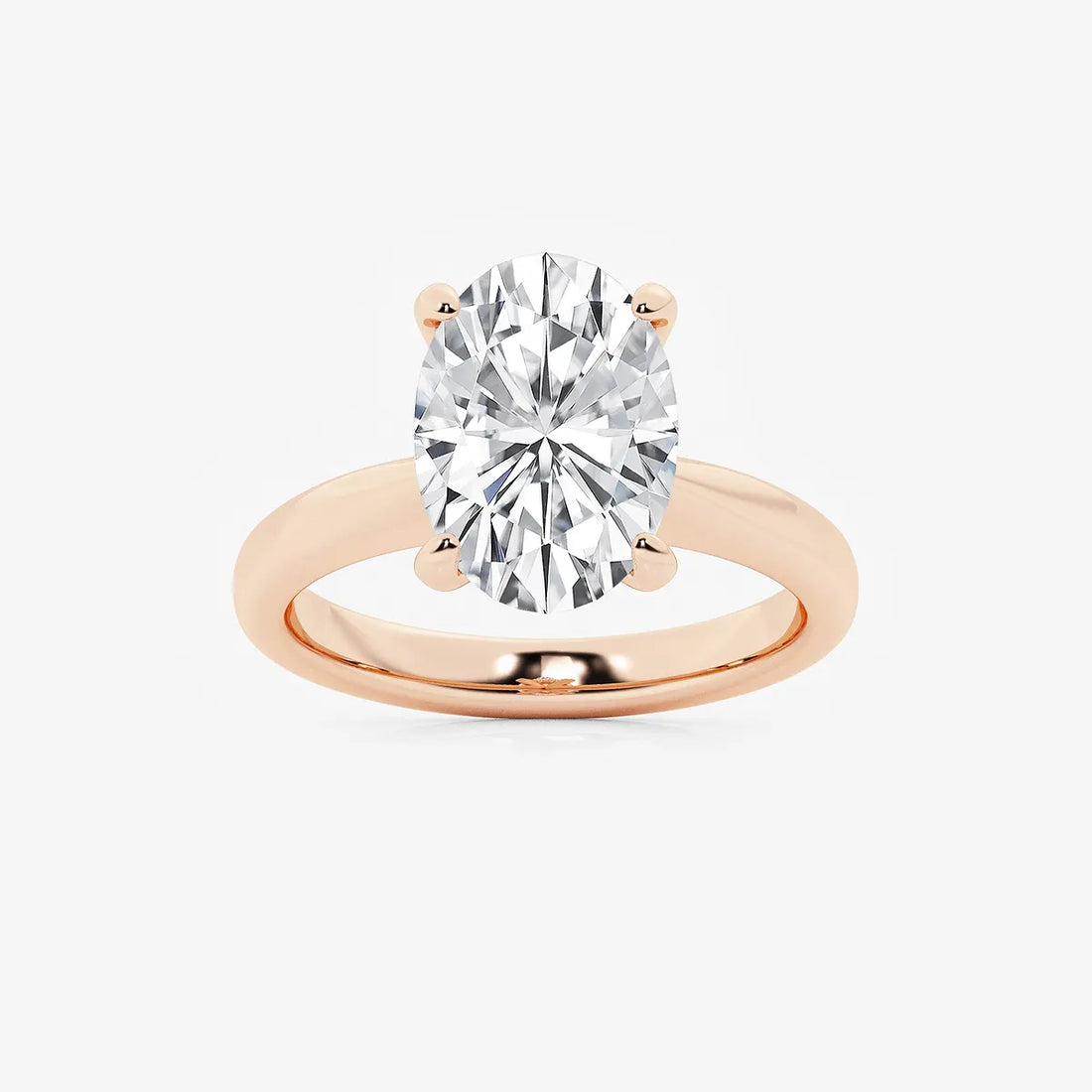 Oval Cut Solitaire Engagement Ring