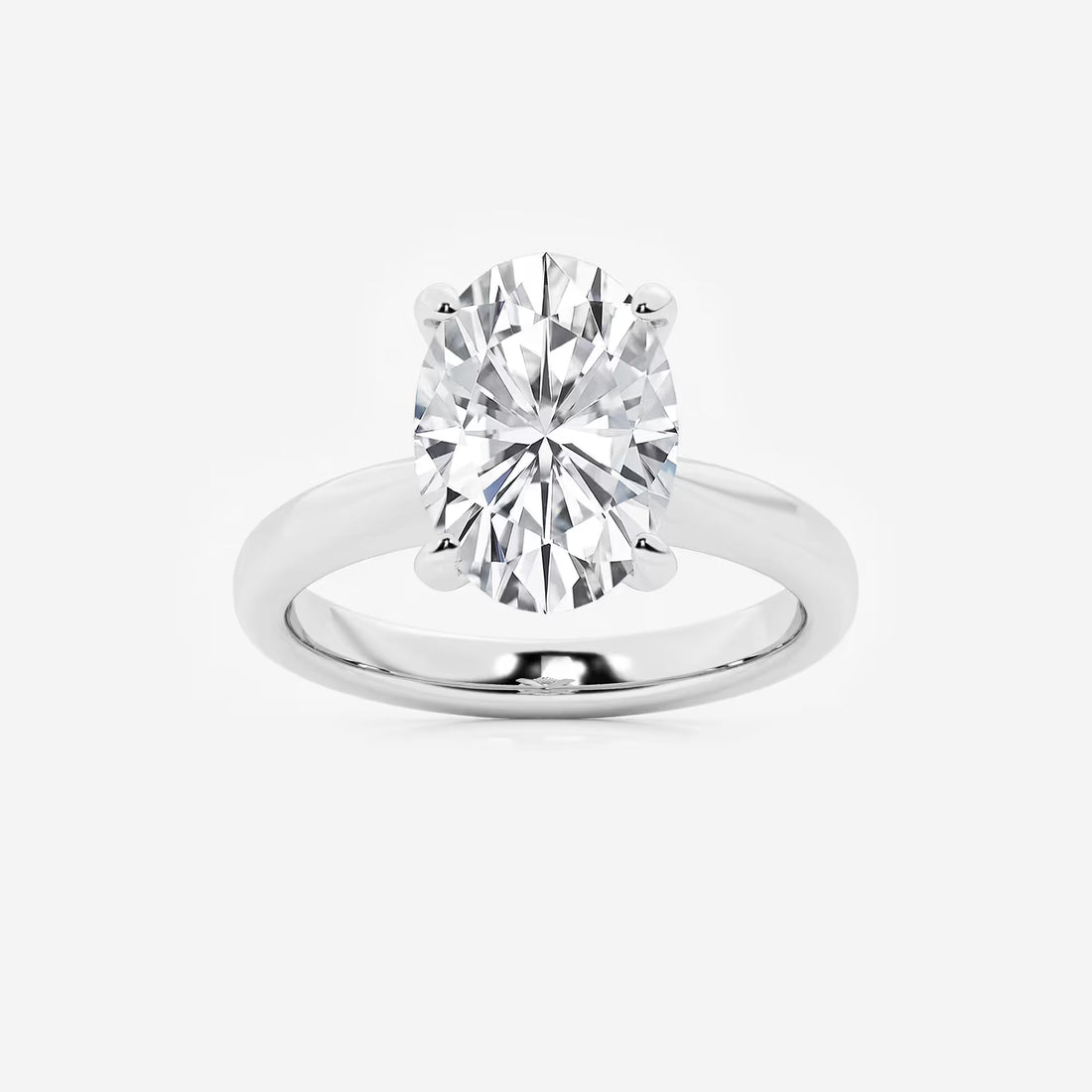 Oval Cut Solitaire Engagement Ring