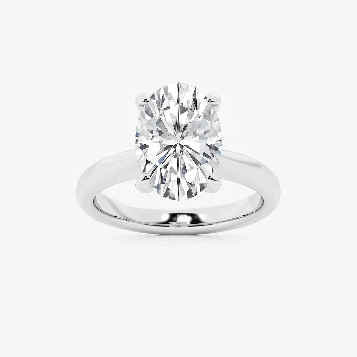 Oval Cut Solitaire Engagement Ring
