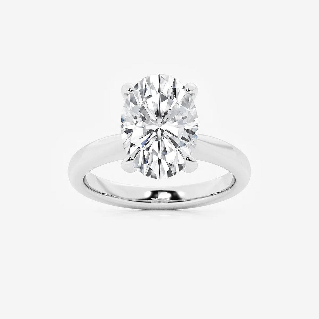 Oval Cut Solitaire Engagement Ring
