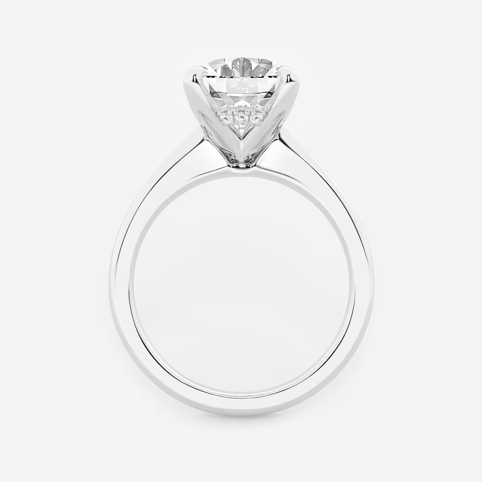 Oval Cut Solitaire Engagement Ring