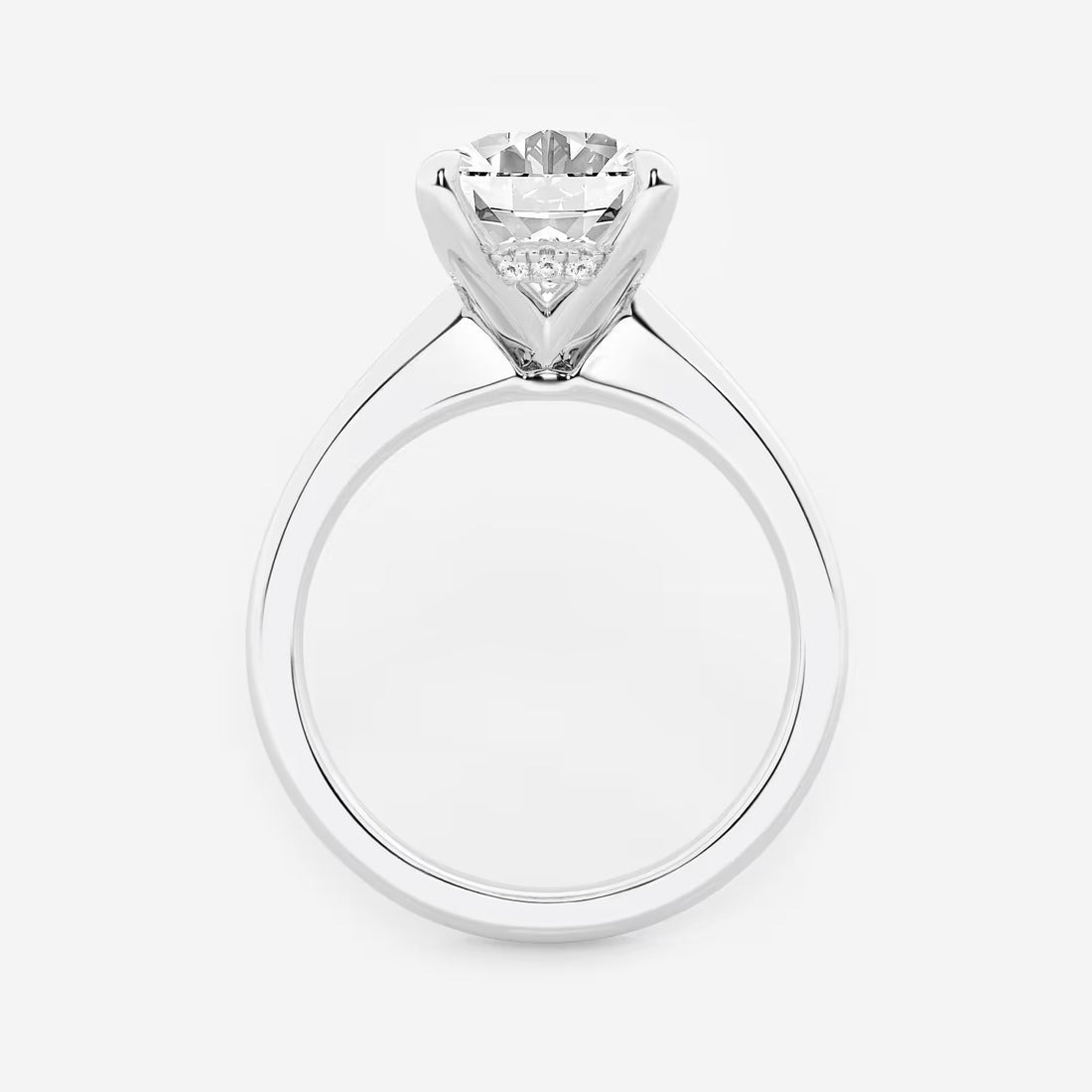 Oval Cut Solitaire Engagement Ring