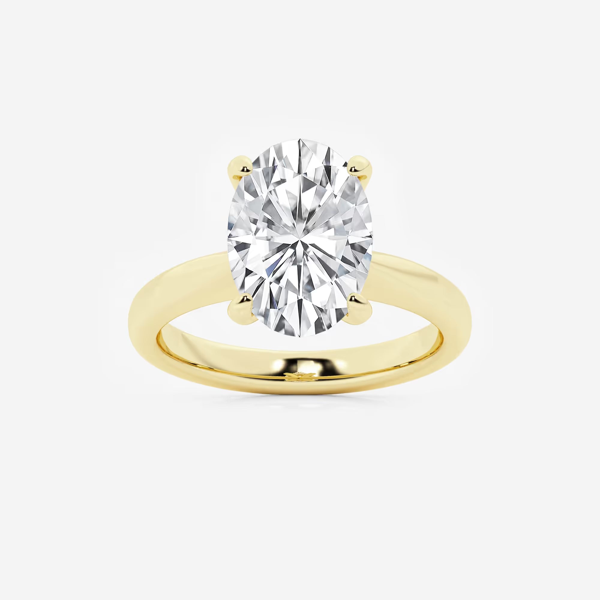Oval Cut Solitaire Engagement Ring