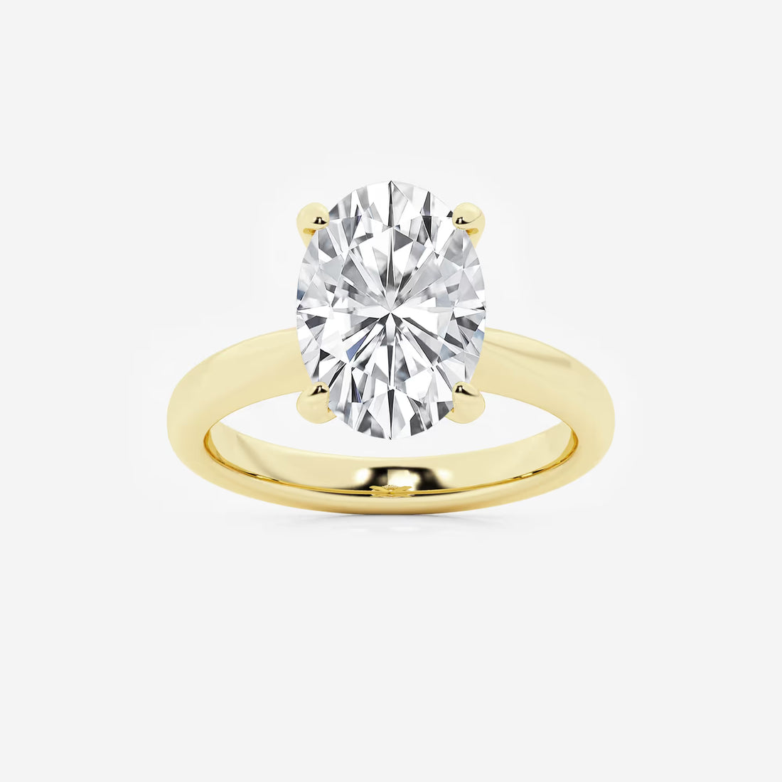 Oval Cut Solitaire Engagement Ring