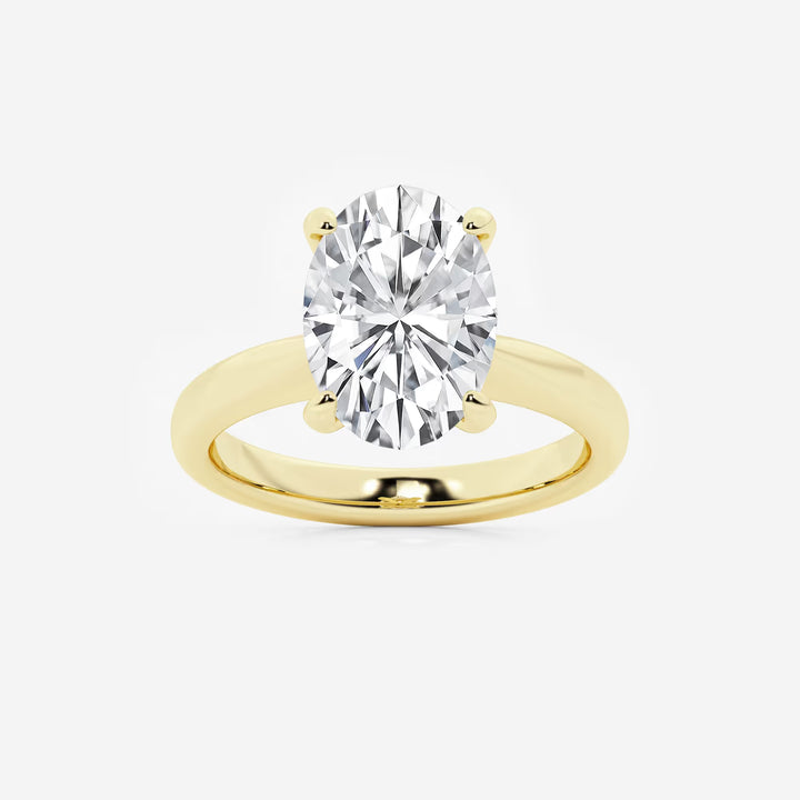 Oval Cut Solitaire Engagement Ring