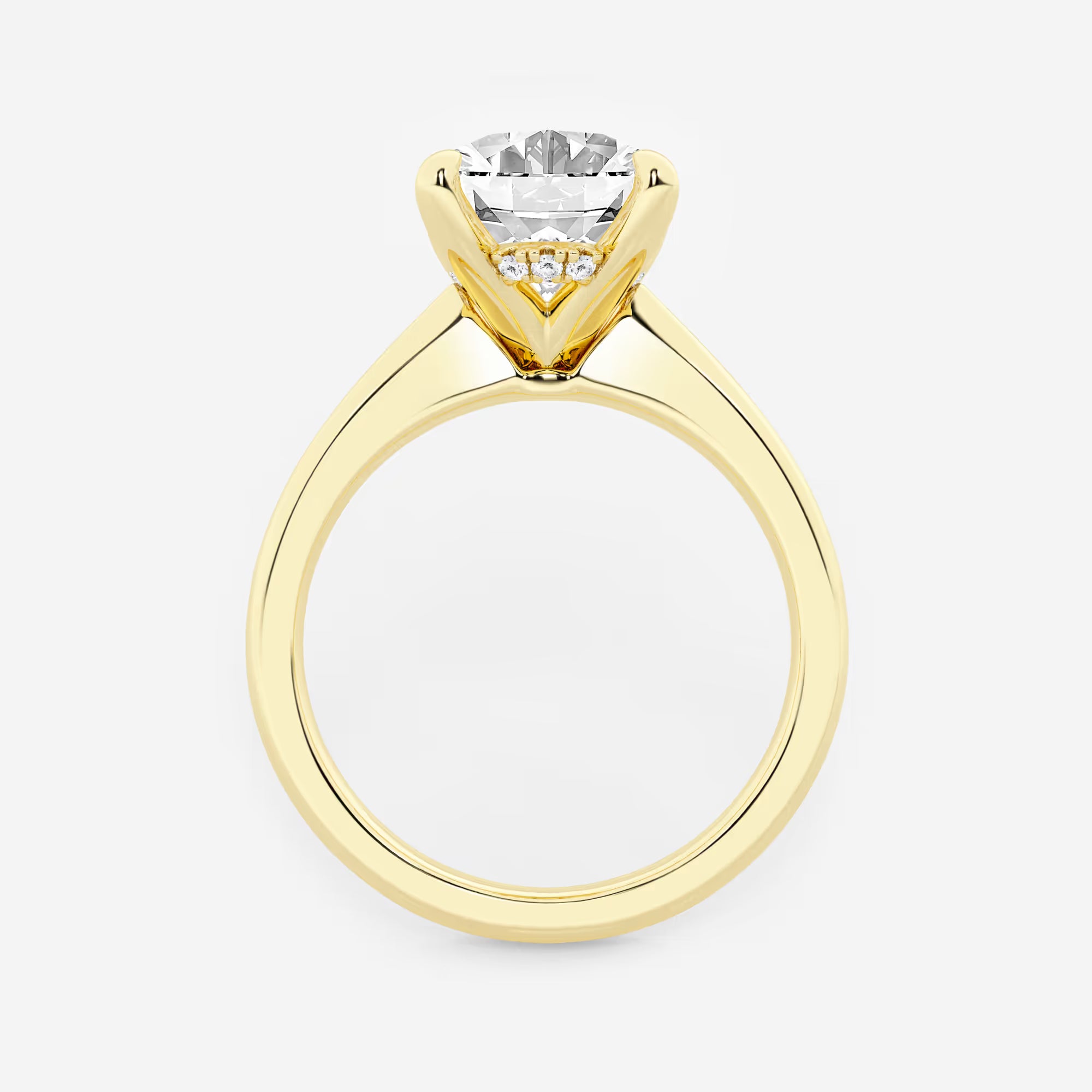 Oval Cut Solitaire Engagement Ring