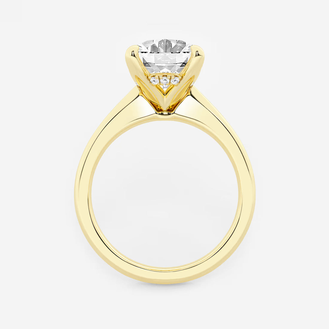 Oval Cut Solitaire Engagement Ring