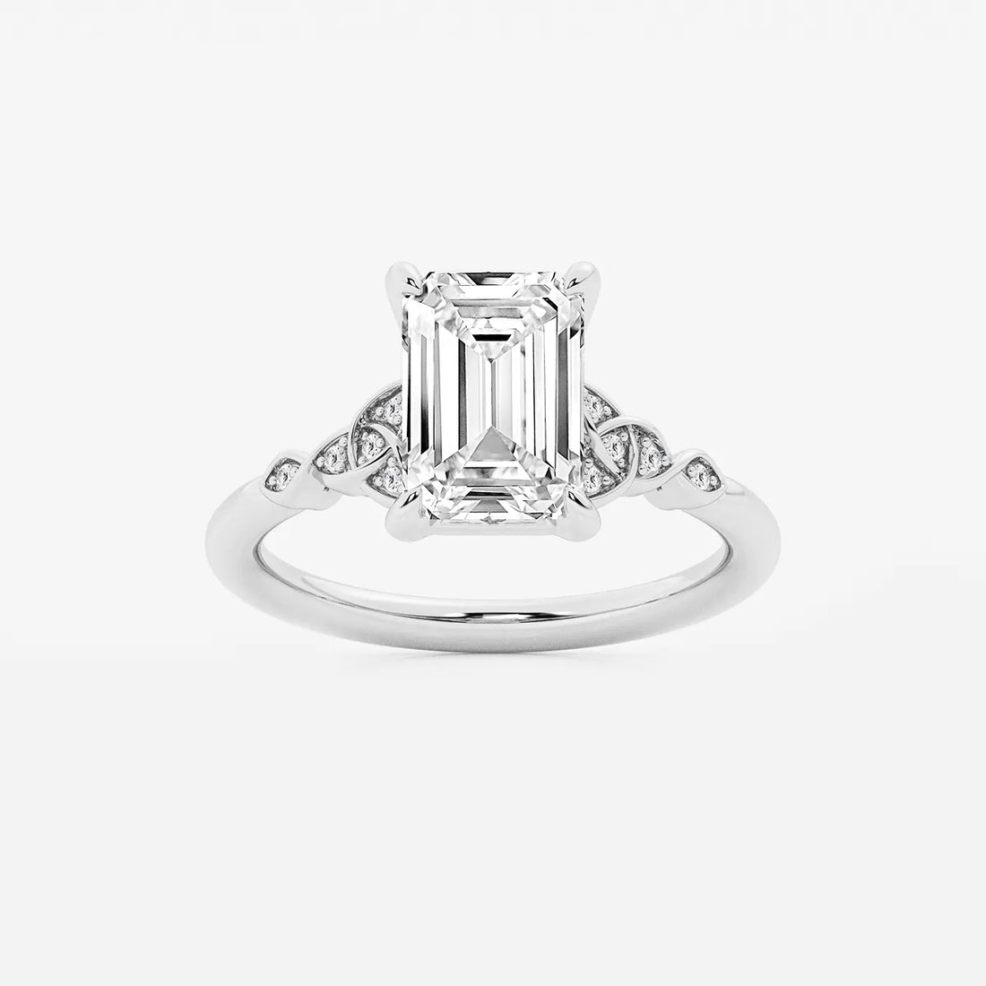 Emerald Cut Solitaire Engagement Ring
