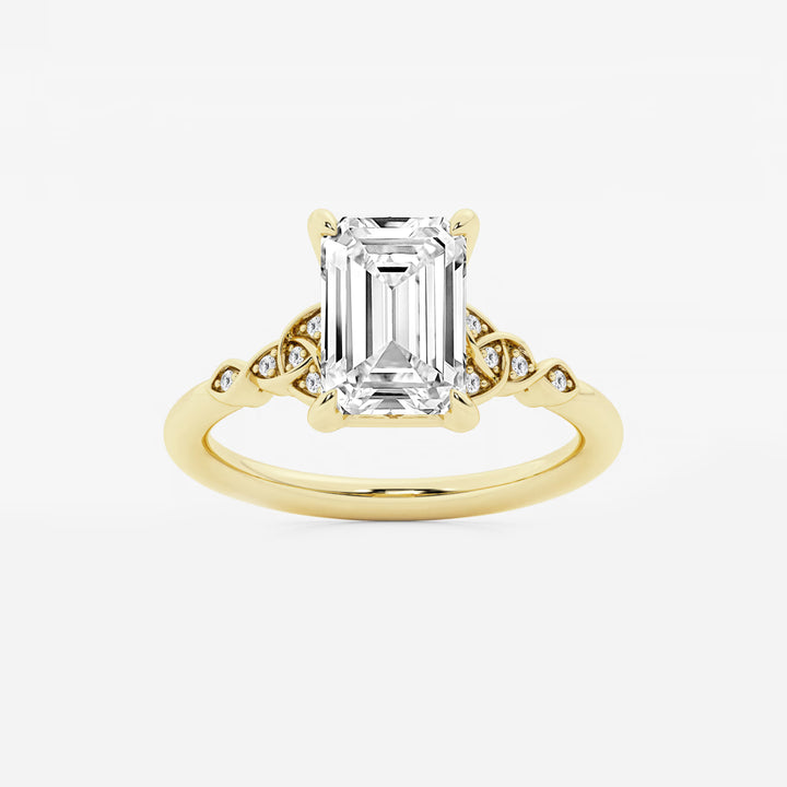 Emerald Cut Solitaire Engagement Ring