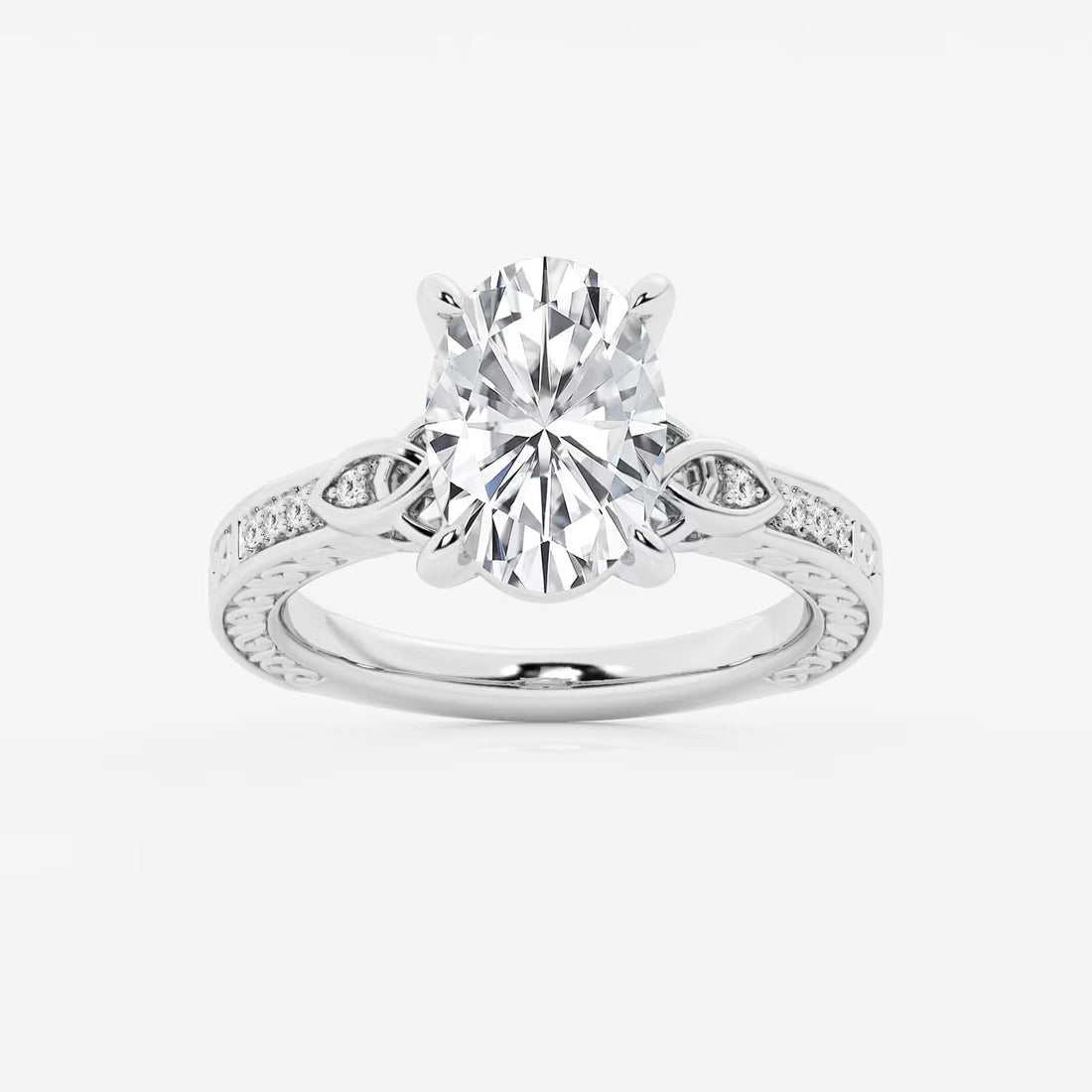 Oval Cut Solitaire Engagement Ring