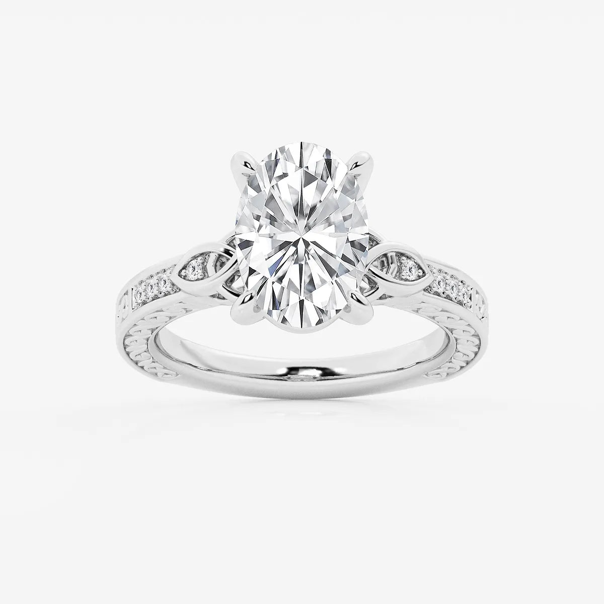 Oval Cut Solitaire Engagement Ring