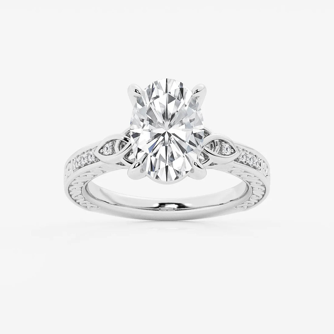 Oval Cut Solitaire Engagement Ring