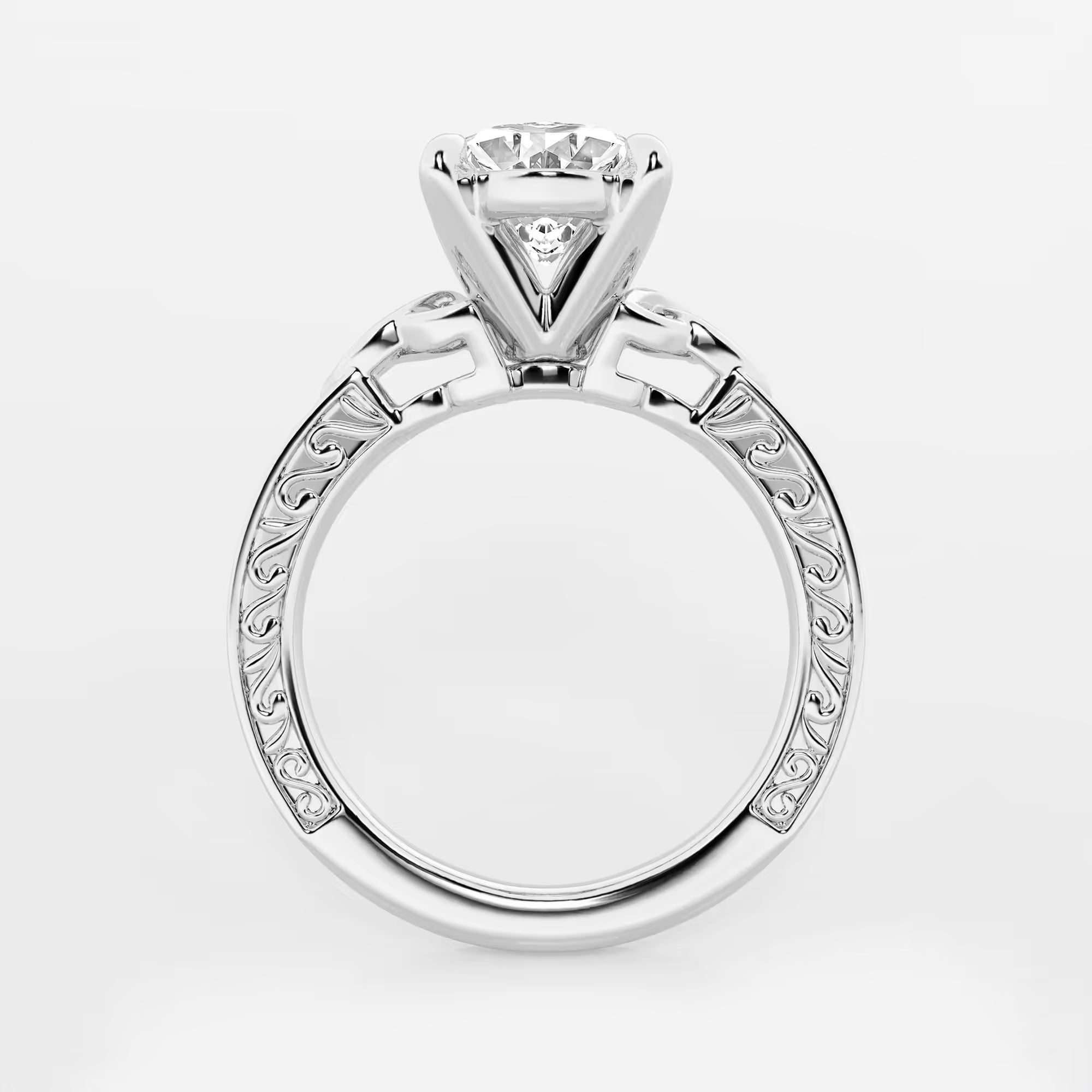 Oval Cut Solitaire Engagement Ring