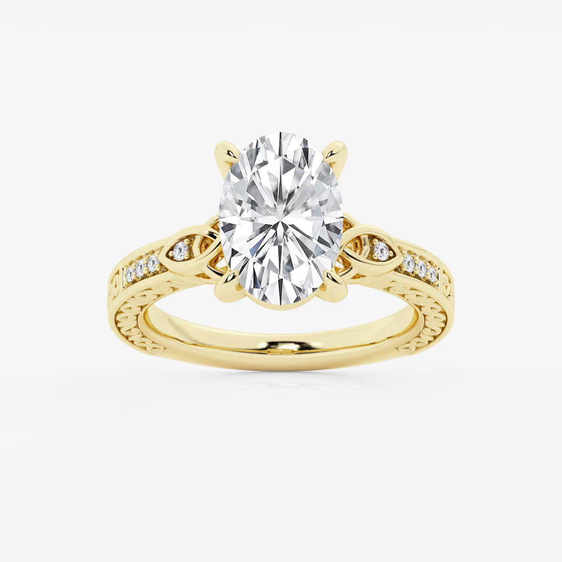 Oval Cut Solitaire Engagement Ring