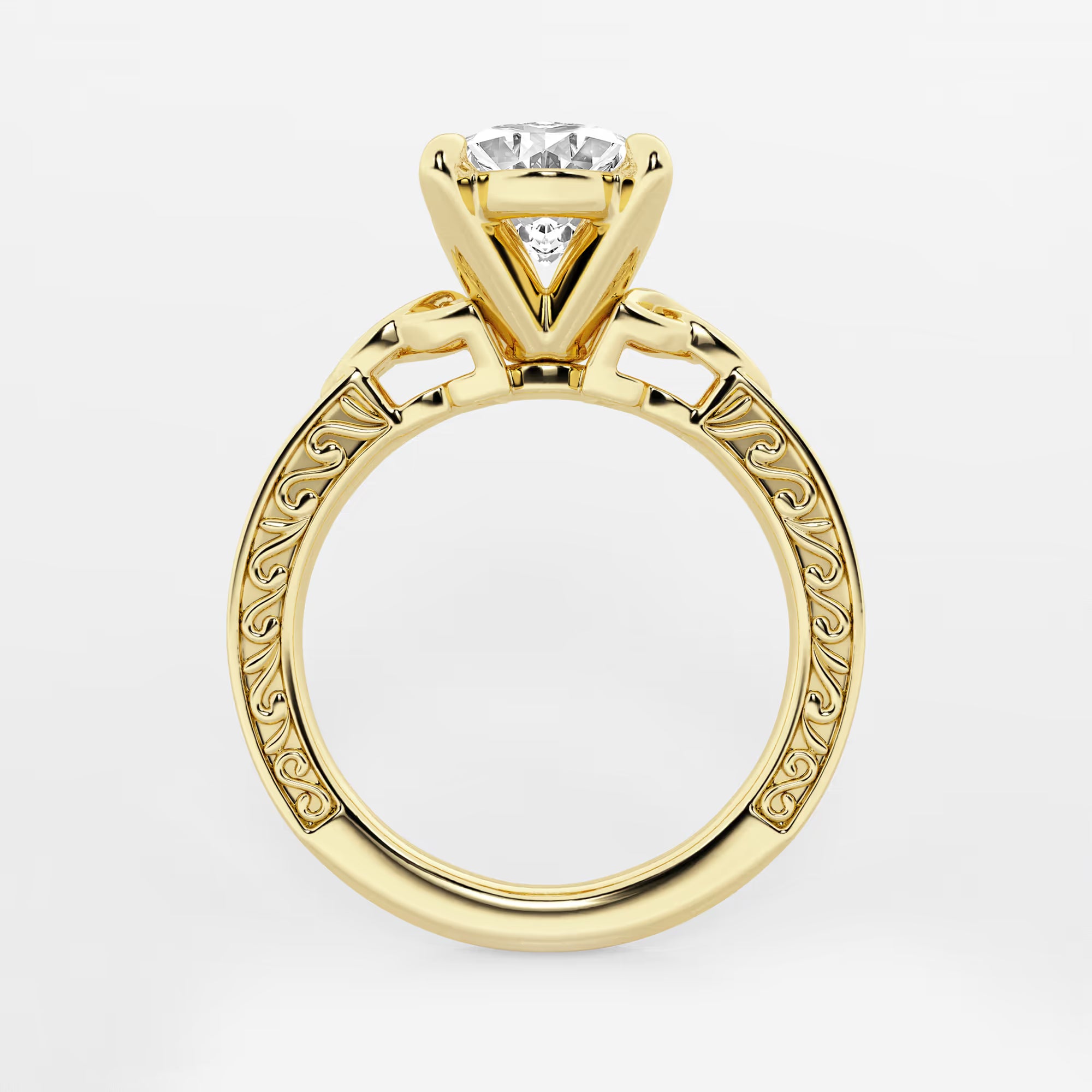 Oval Cut Solitaire Engagement Ring