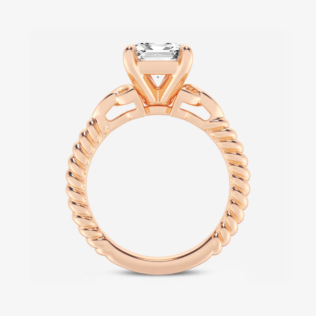 Emerald Cut Solitaire Engagement Ring