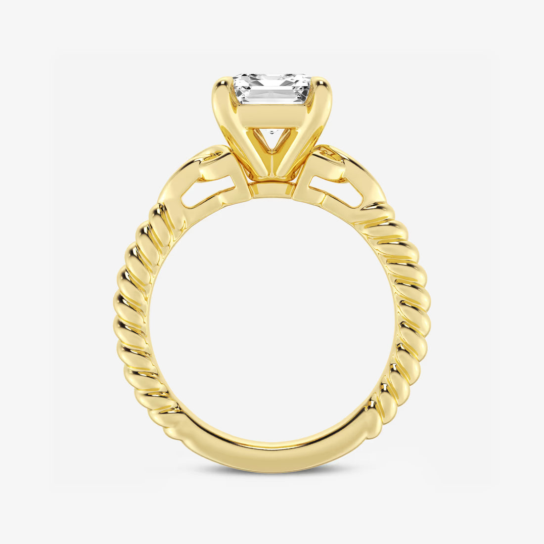 Emerald Cut Solitaire Engagement Ring