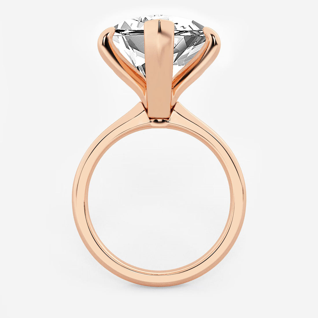 Amora Petite Heart Cut Lab-Grown Diamond Solitaire Engagement Ring