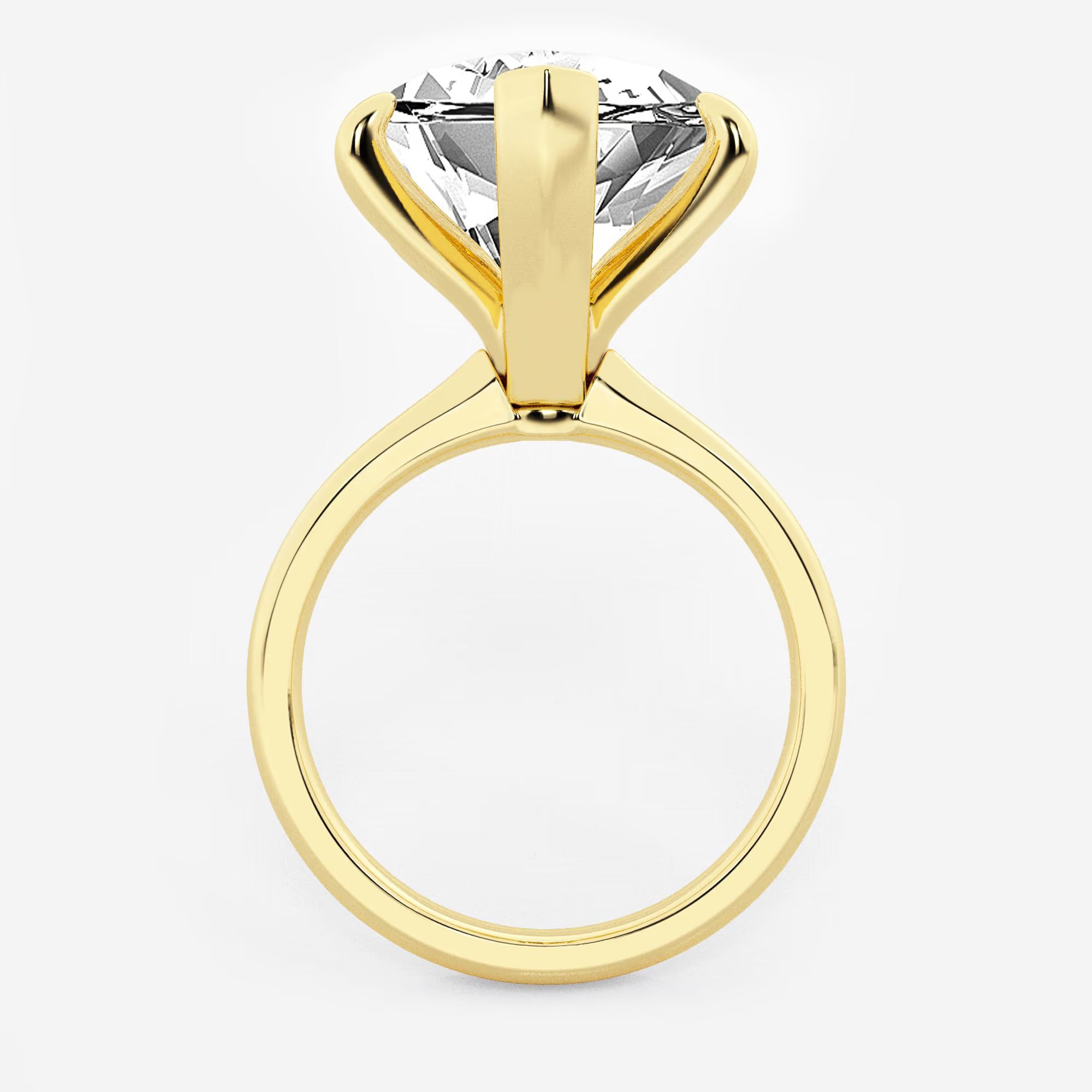 Amora Petite Heart Cut Lab-Grown Diamond Solitaire Engagement Ring