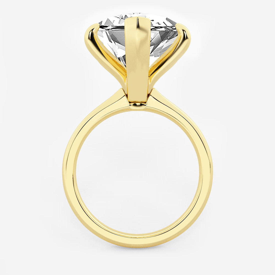 Amora Petite Heart Cut Lab-Grown Diamond Solitaire Engagement Ring