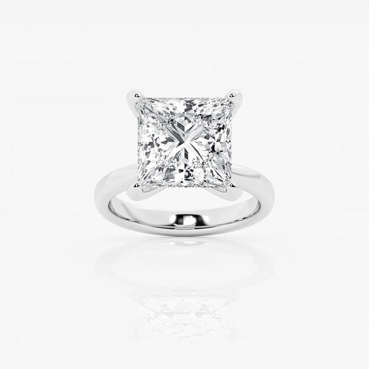 Lumière Petite Princess Cut Lab-Grown Diamond Solitaire Engagement Ring