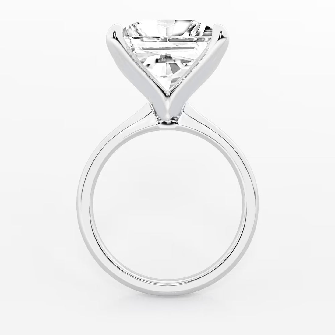 Lumière Petite Princess Cut Lab-Grown Diamond Solitaire Engagement Ring