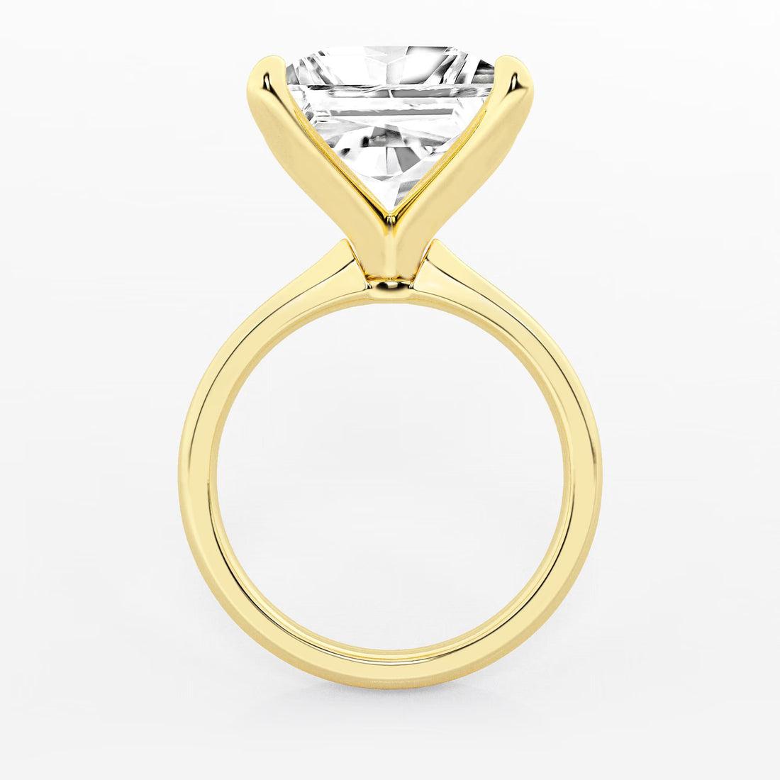 Lumière Petite Princess Cut Lab-Grown Diamond Solitaire Engagement Ring
