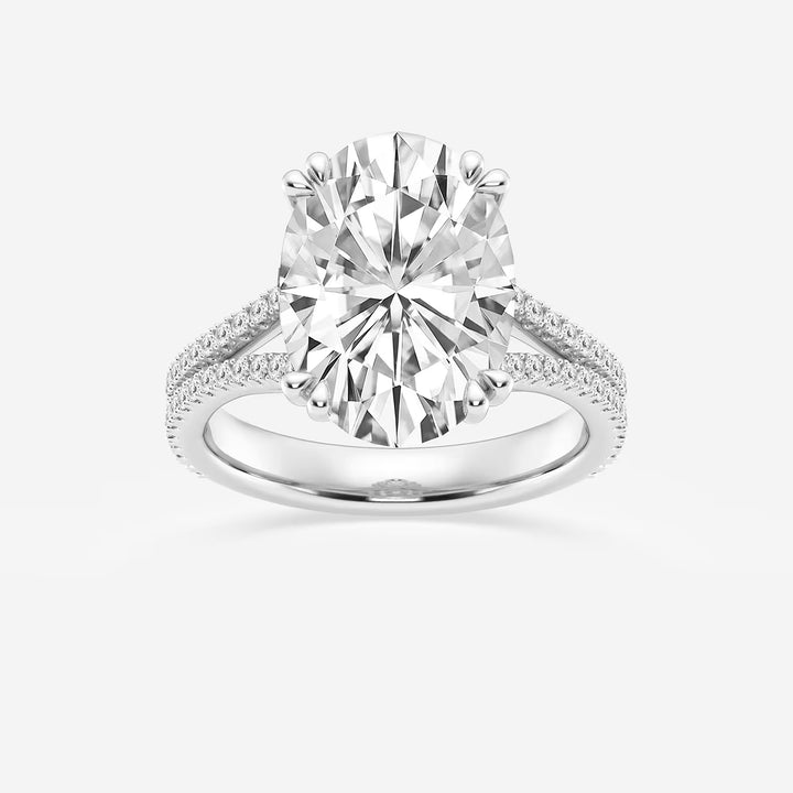 Oval Cut Solitaire Engagement Ring