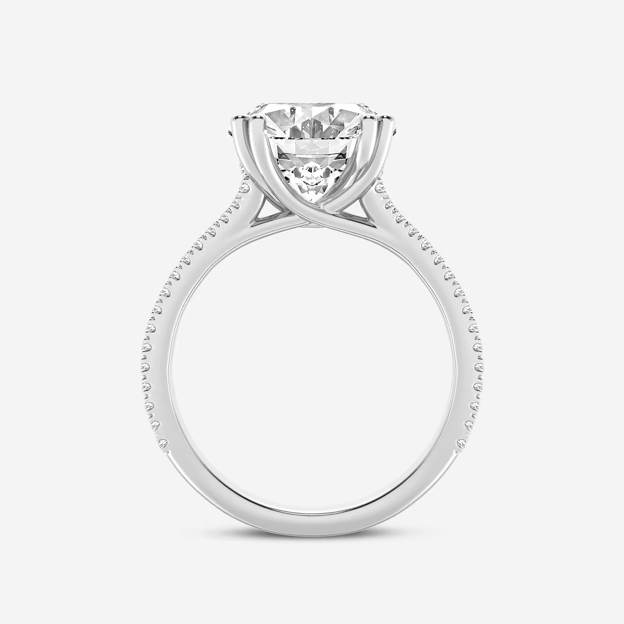 Oval Cut Solitaire Engagement Ring