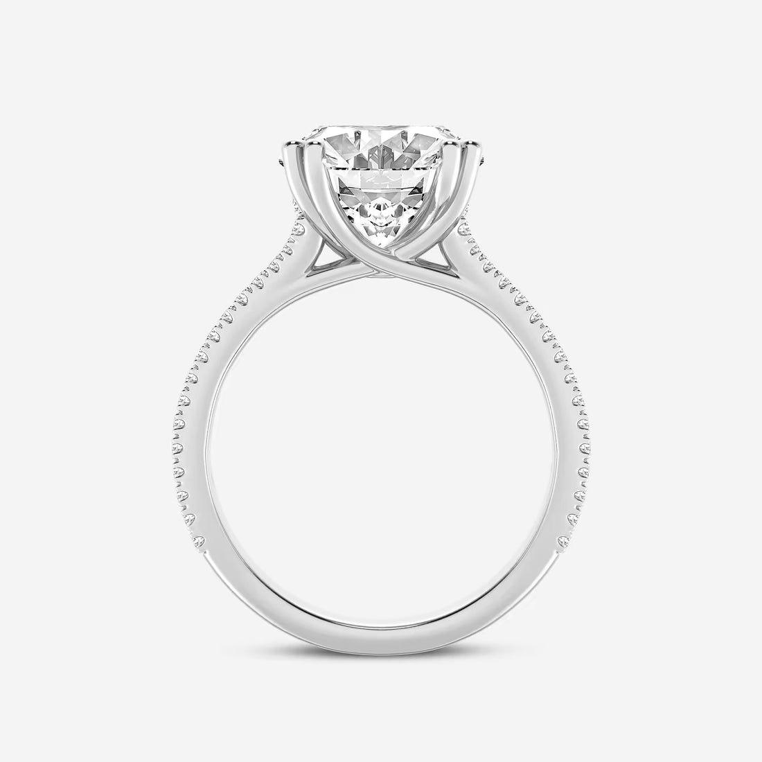 Oval Cut Solitaire Engagement Ring
