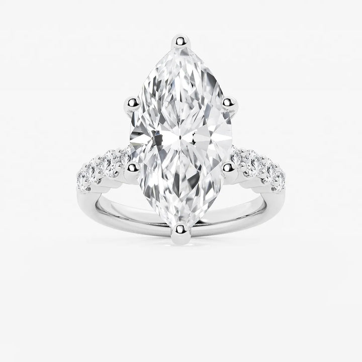 Elara Marquise Lab-Grown Diamond Graduated Engagement Ring