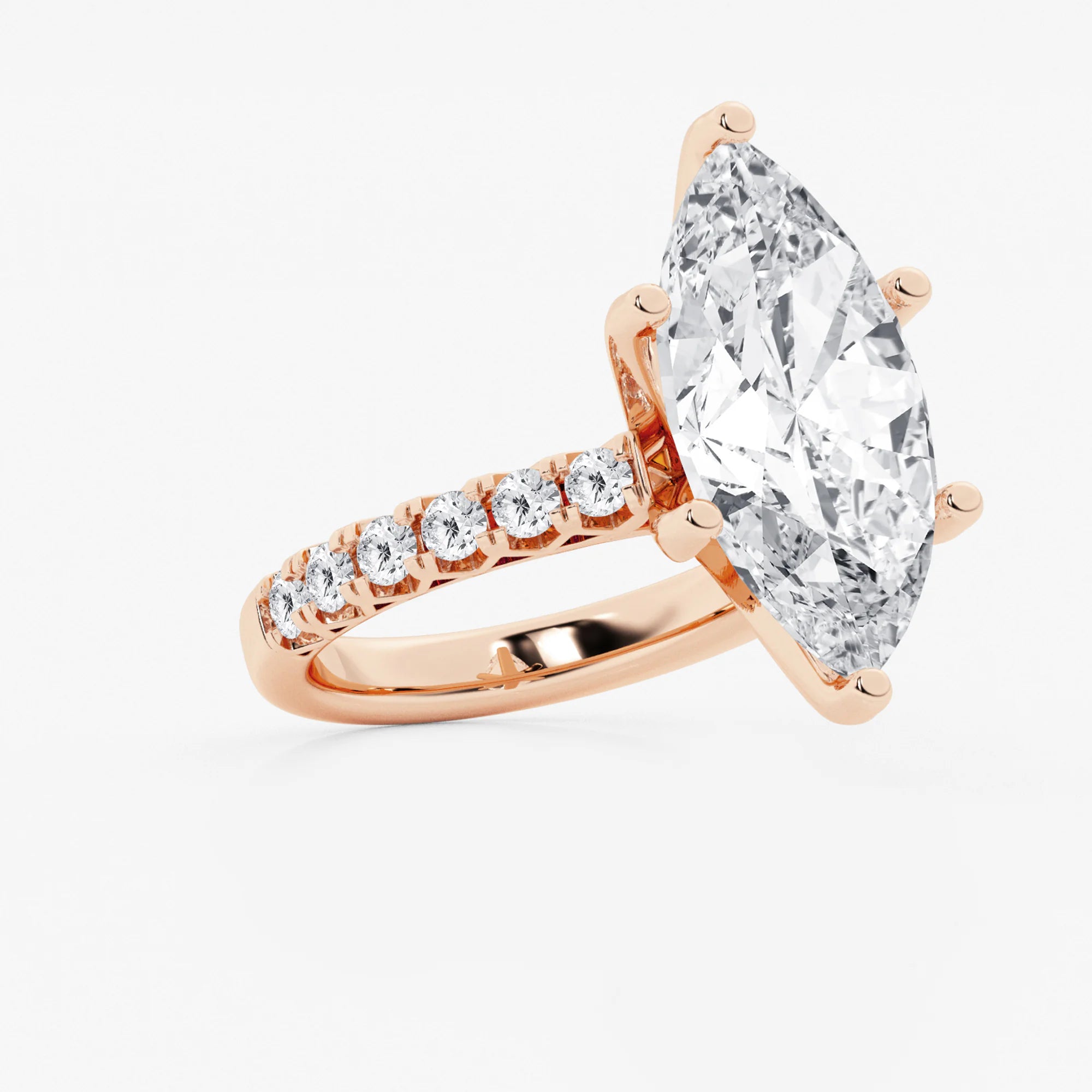 Regalia Marquise Lab-Grown Diamond Royal Crown Engagement Ring