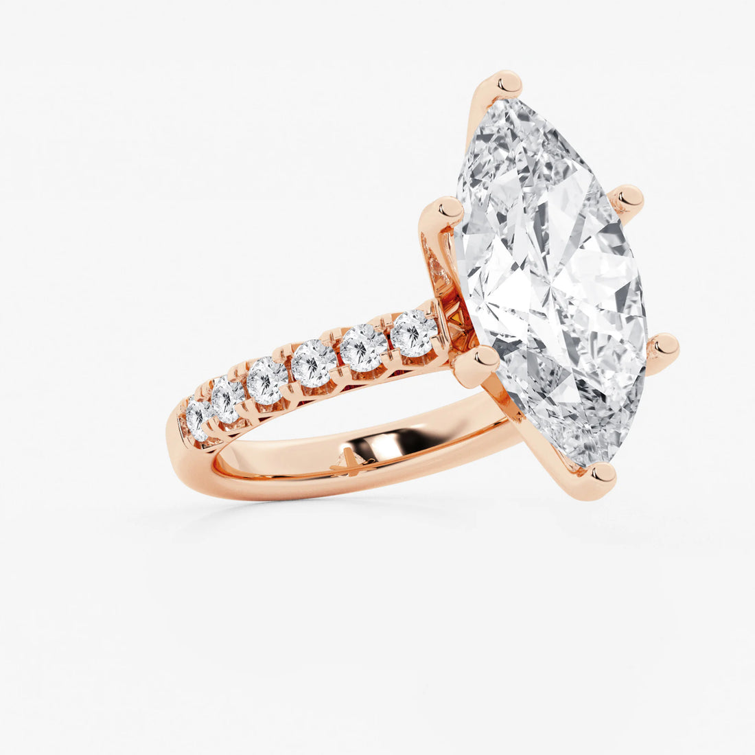 Regalia Marquise Lab-Grown Diamond Royal Crown Engagement Ring