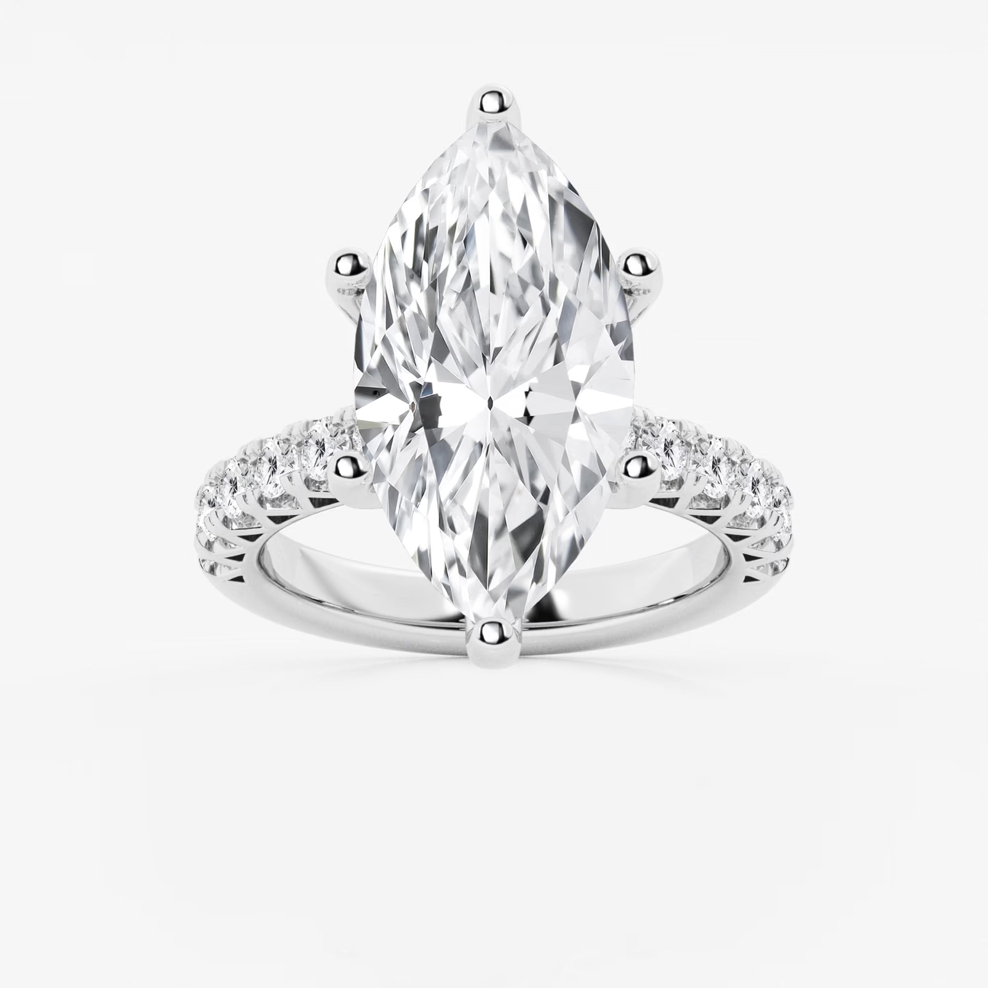 Regalia Marquise Lab-Grown Diamond Royal Crown Engagement Ring