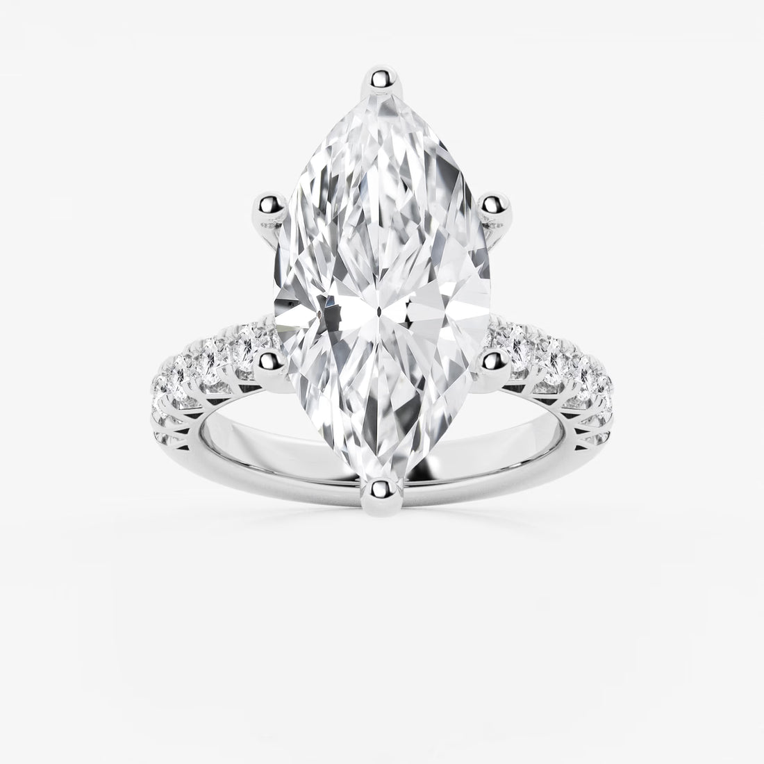 Regalia Marquise Lab-Grown Diamond Royal Crown Engagement Ring
