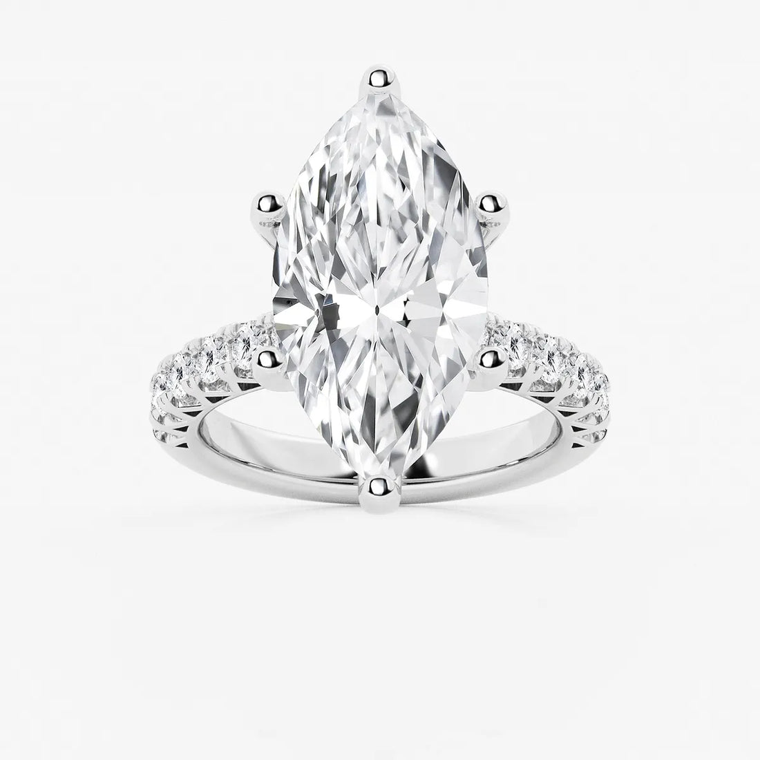 Regalia Marquise Lab-Grown Diamond Royal Crown Engagement Ring