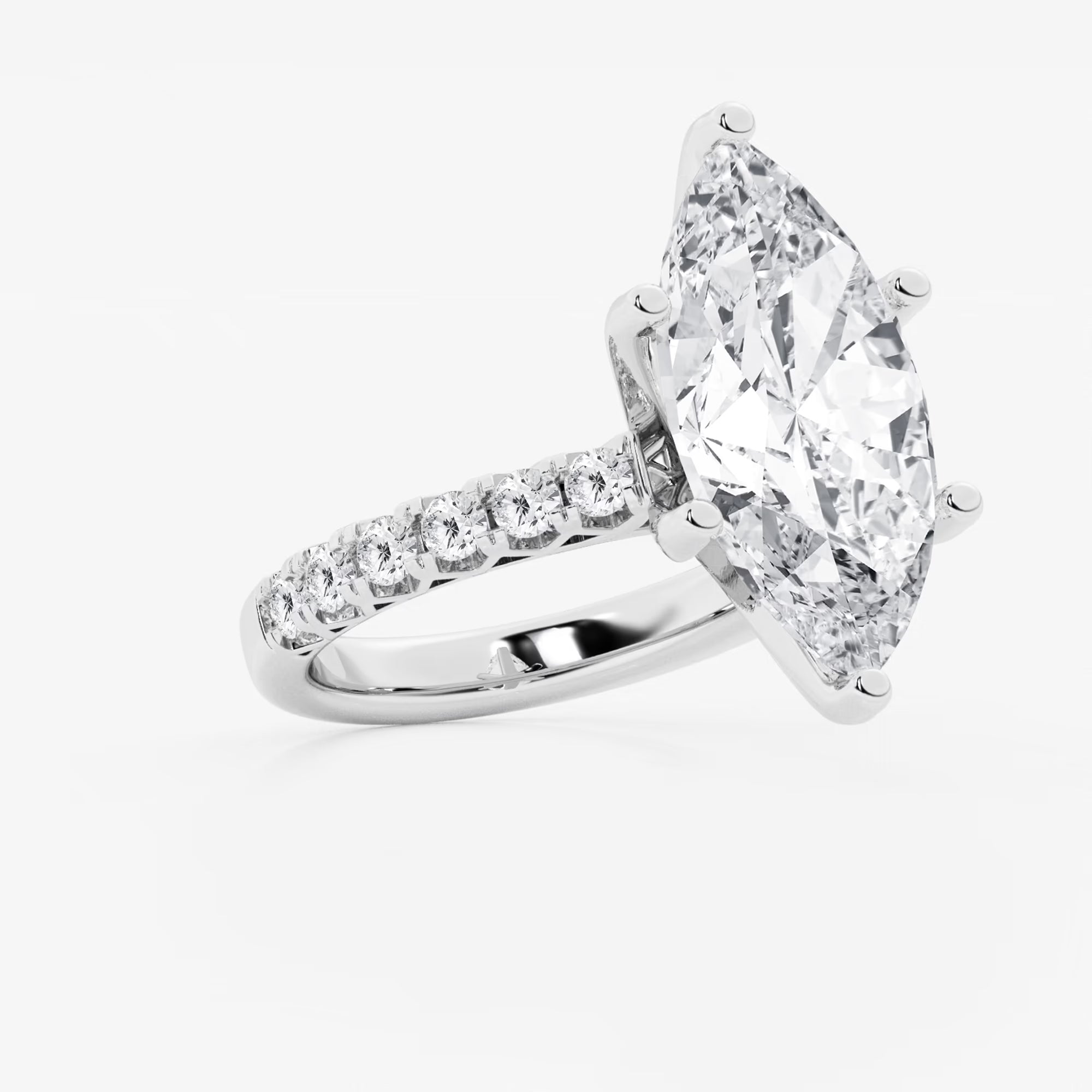 Regalia Marquise Lab-Grown Diamond Royal Crown Engagement Ring
