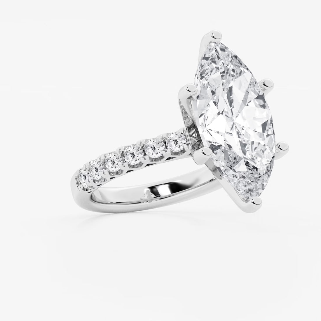 Regalia Marquise Lab-Grown Diamond Royal Crown Engagement Ring