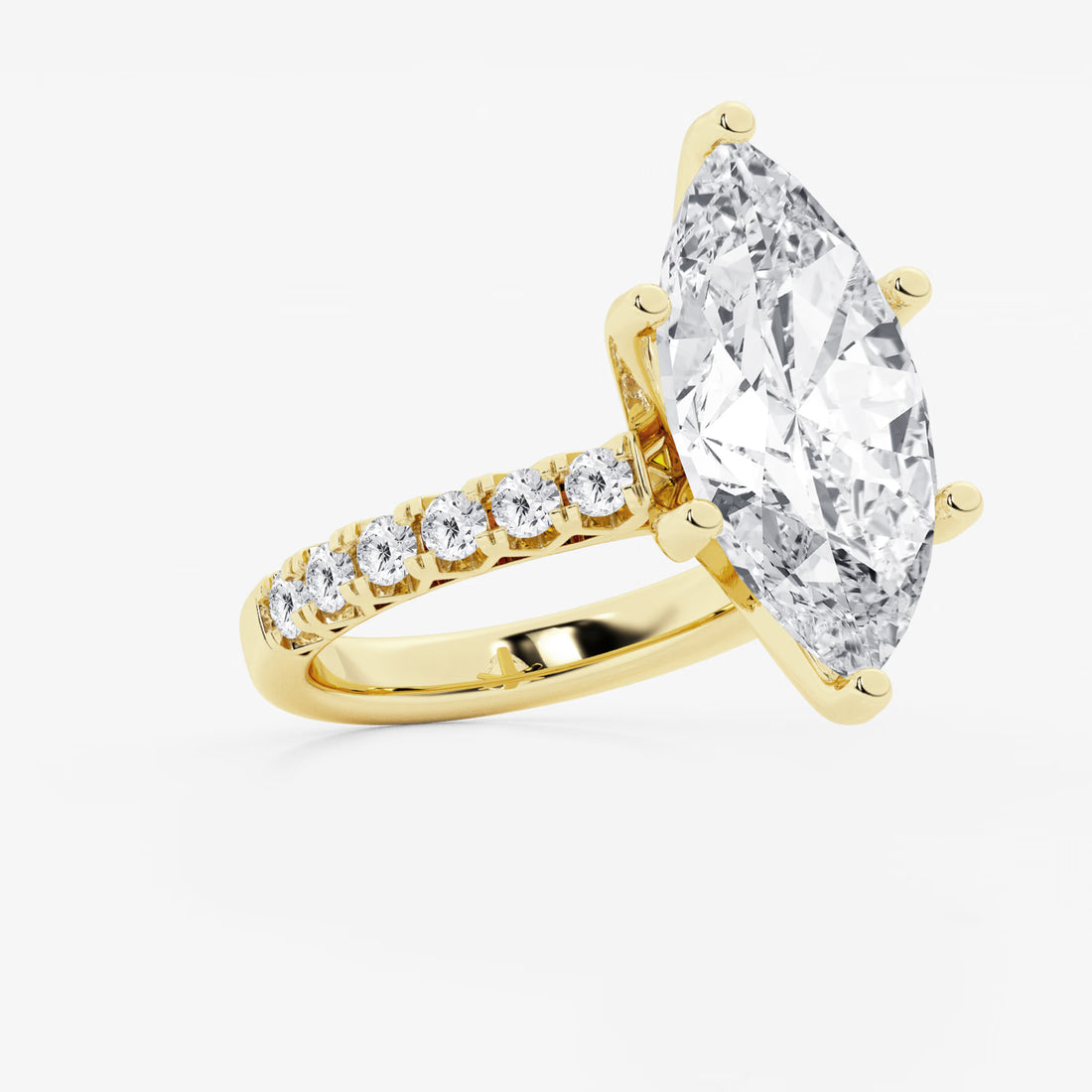 Regalia Marquise Lab-Grown Diamond Royal Crown Engagement Ring