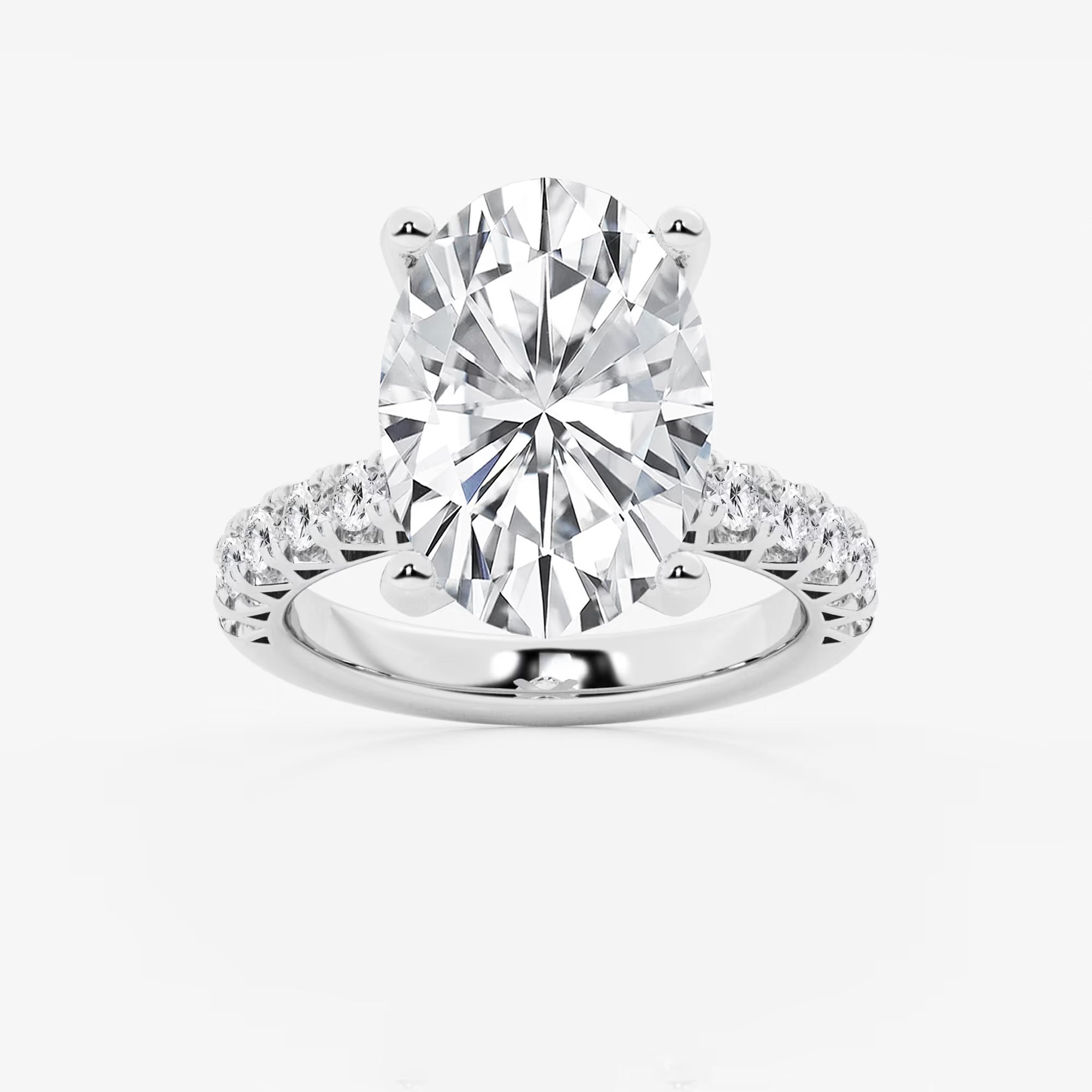 Oval Cut Solitaire Engagement Ring