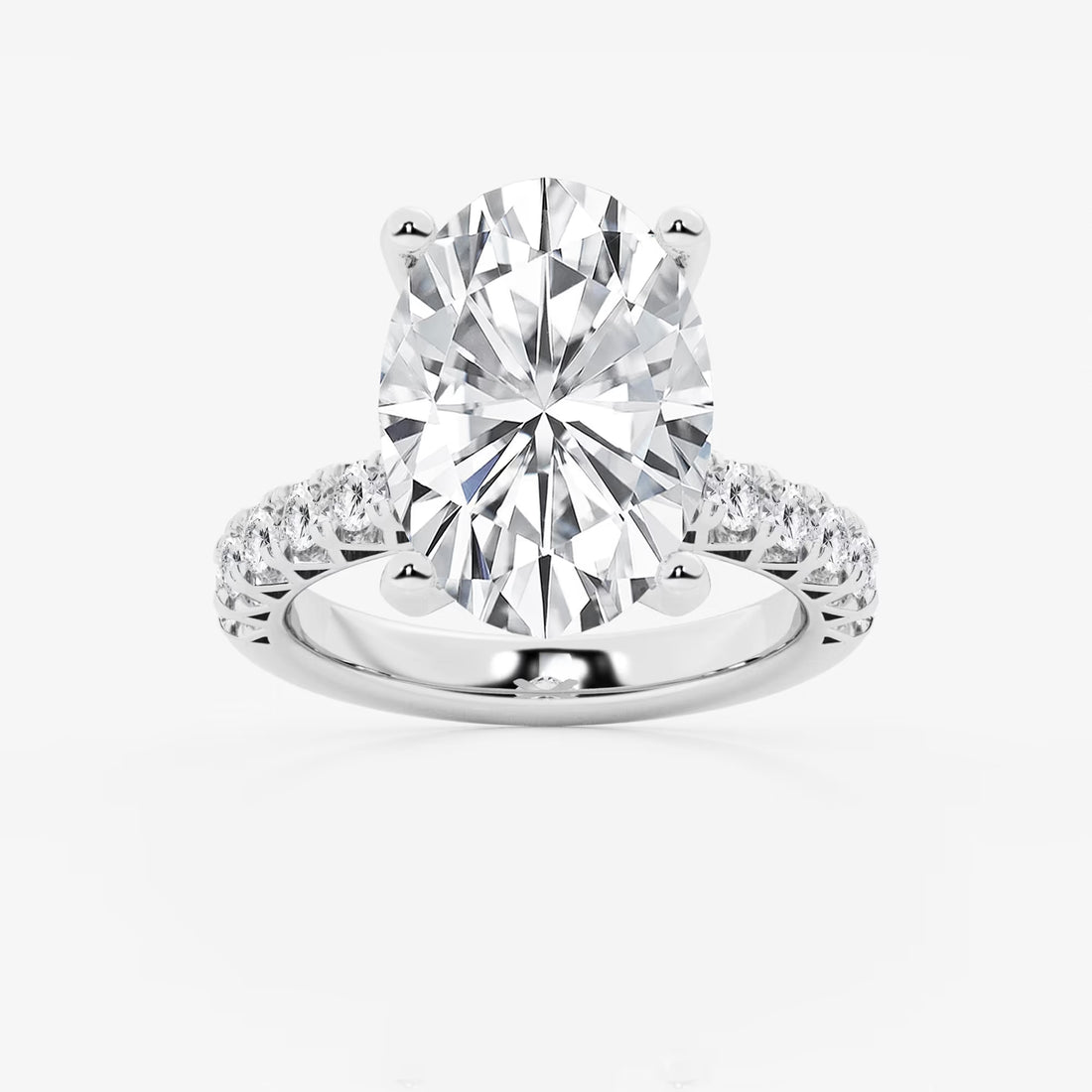 Oval Cut Solitaire Engagement Ring