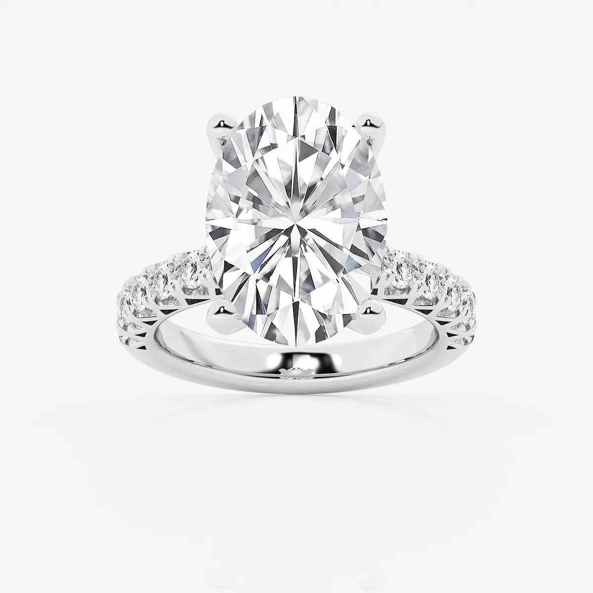 Oval Cut Solitaire Engagement Ring
