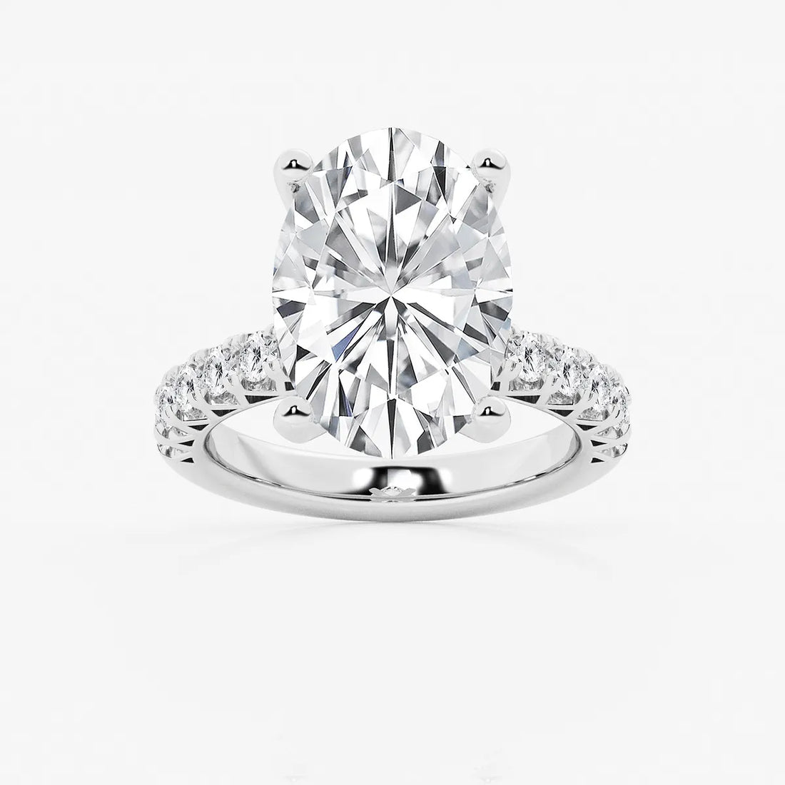 Oval Cut Solitaire Engagement Ring
