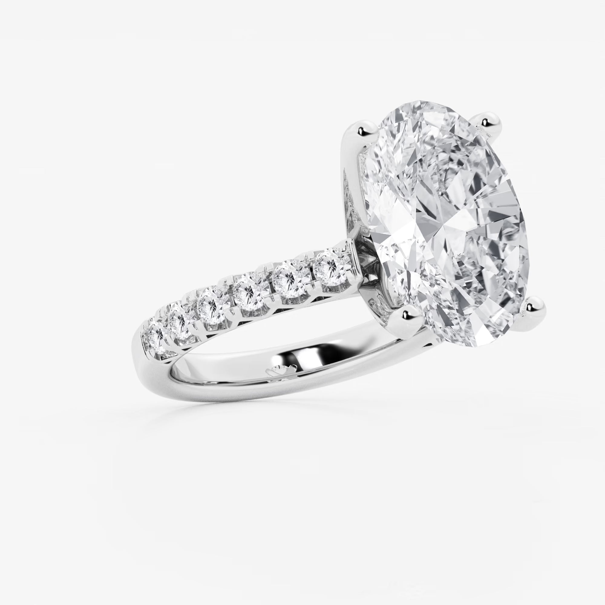 Oval Cut Solitaire Engagement Ring