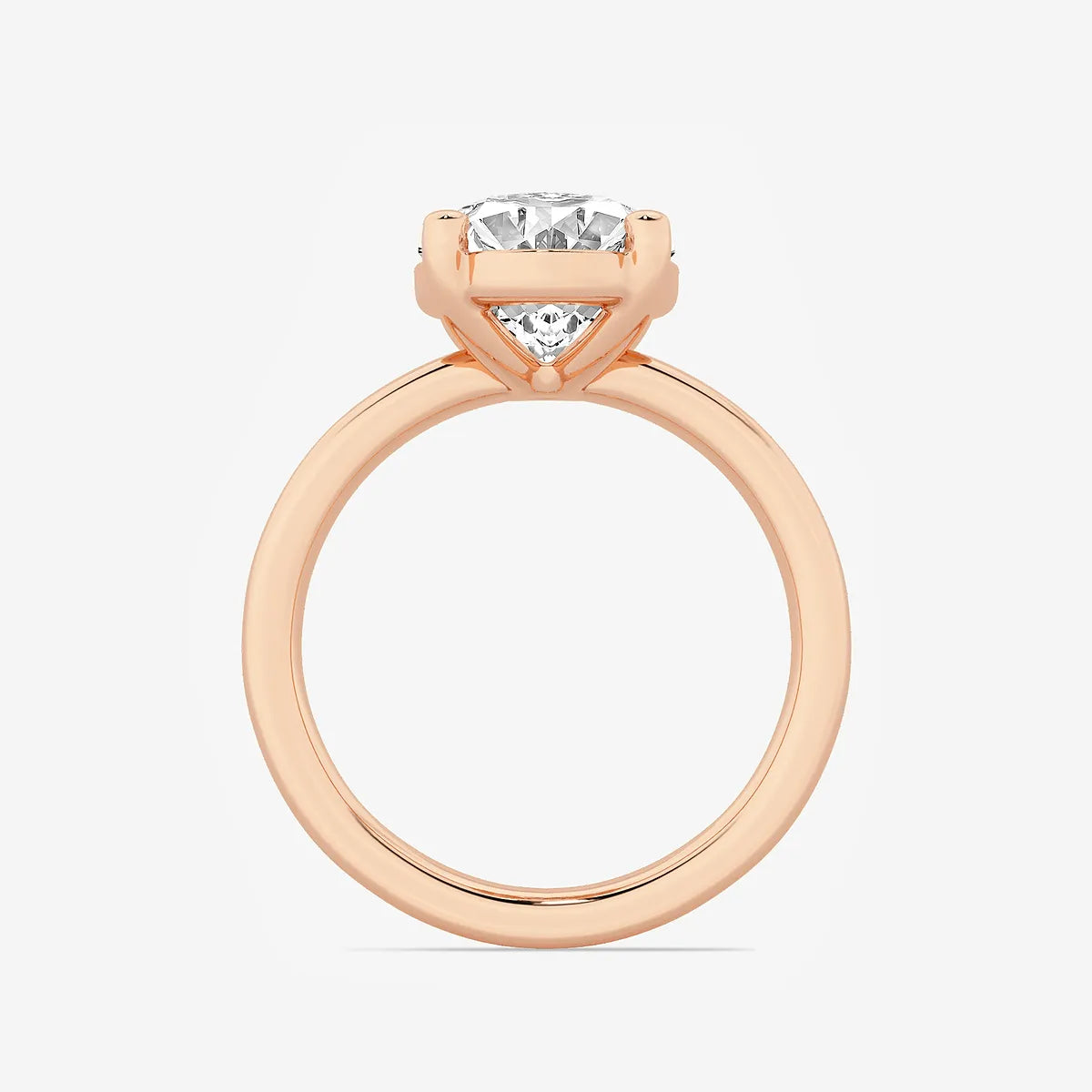Oval Cut Lab-Grown Diamond Solitaire Engagement Ring