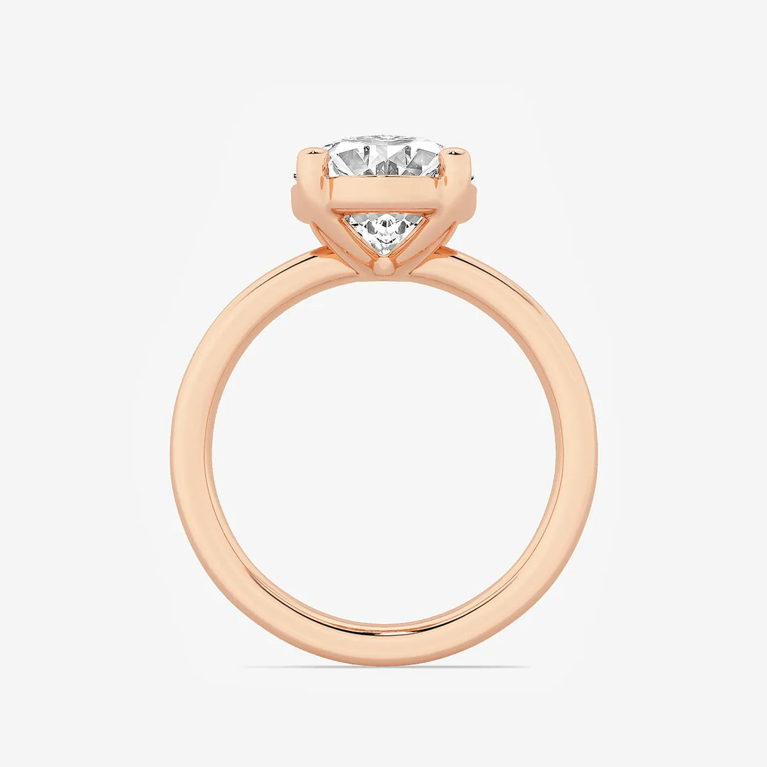 Oval Cut Lab-Grown Diamond Solitaire Engagement Ring