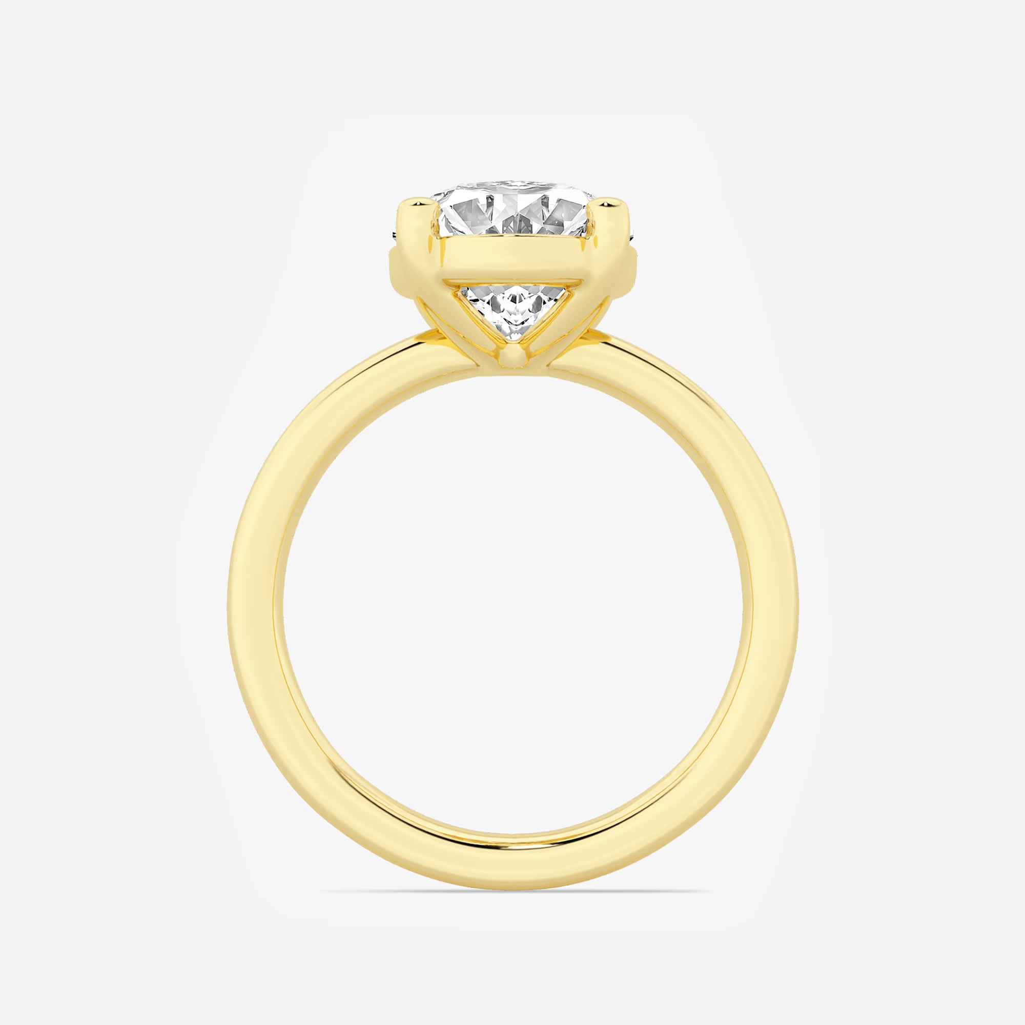 Oval Cut Lab-Grown Diamond Solitaire Engagement Ring