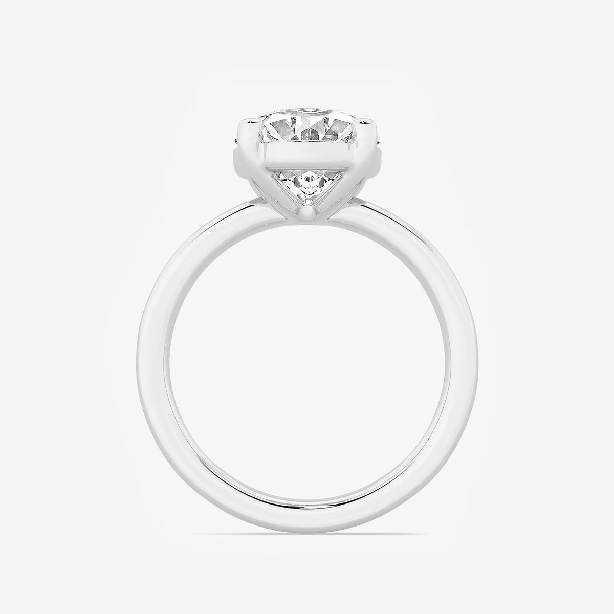 Oval Cut Lab-Grown Diamond Solitaire Engagement Ring