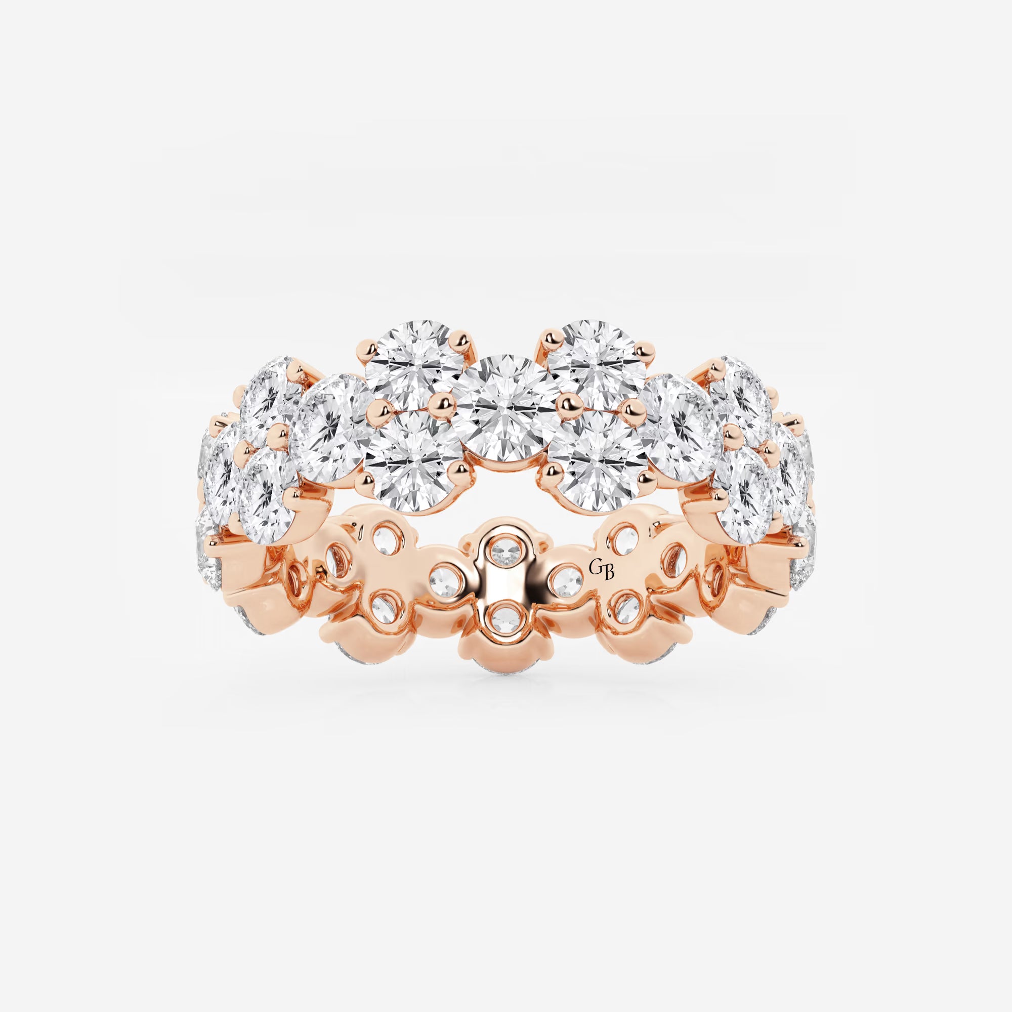 Floréa Garland Round Lab-Grown Diamond Eternity Band